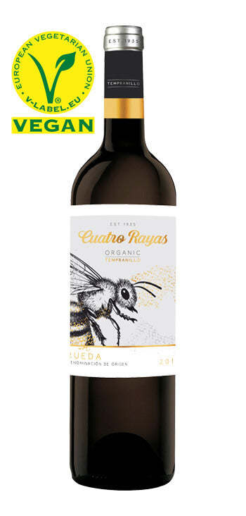 Vino Tinto Cuatro Rayas Tempranillo Ecológico Vegano