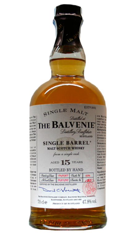 WHISKY THE BALVENIE 15 ANOS