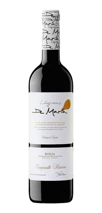 Vino Tinto Lágrimas de María Tempranillo Reserva