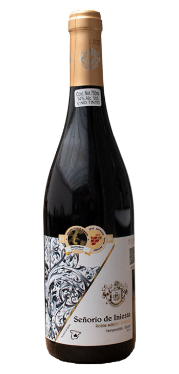 Vino Tinto Señorío de Iniesta Tempranillo Syrah