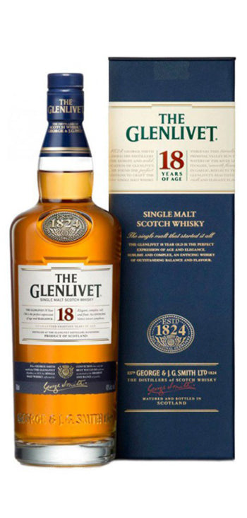 Whisky The Glenlivet 18 Años